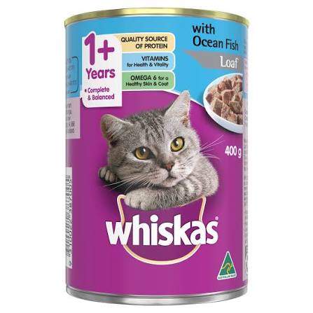 Whiskas Jelly Can 400g