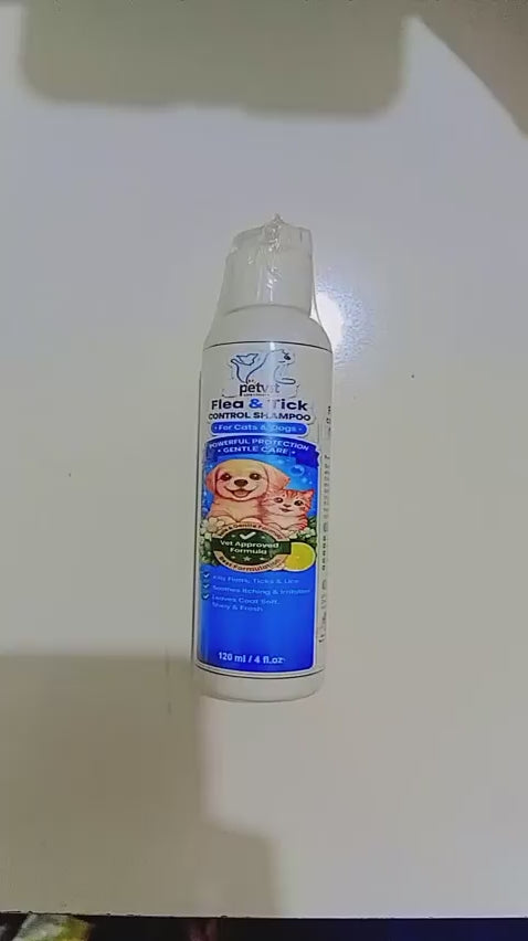 PerVit Flea and tick Control Shampoo 120ml